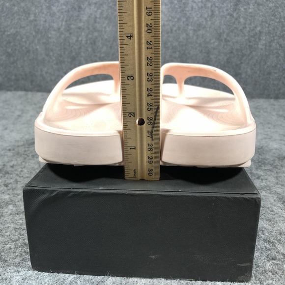 OOFOS Recovery Flip Flops Womens 8 Pink Thong Sandals Comfort - Picture 7 of 16